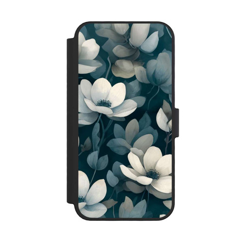 Apple iPhone 16 Pro NIVOflip Negative Flower Petrol White with AI