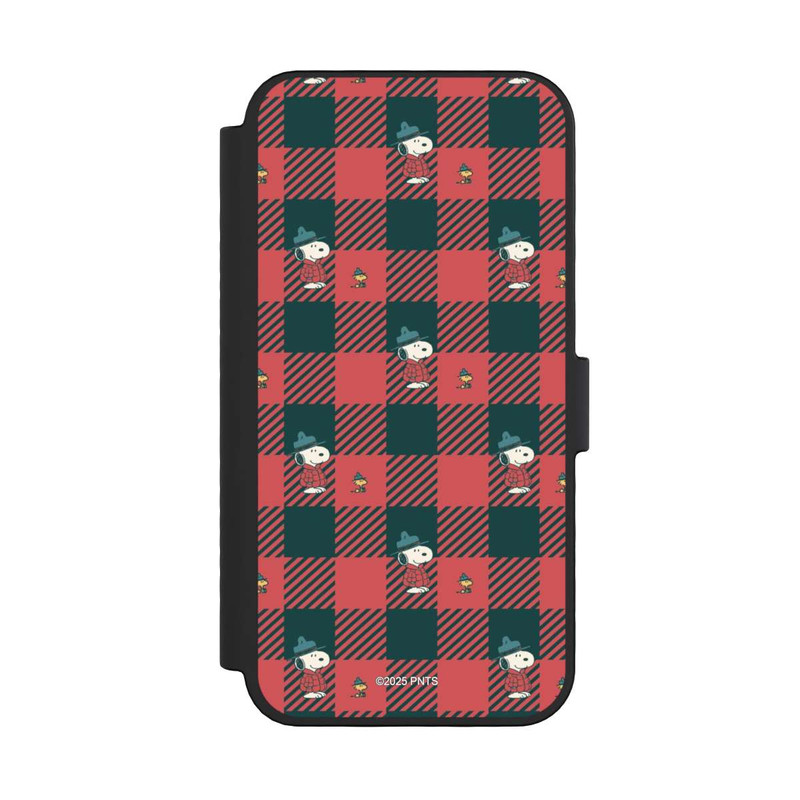 iPhone 16 Pro NIVOflip Peanuts Red Tartan Pattern