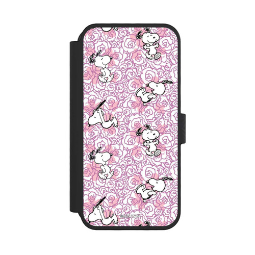 Apple iPhone 16 Pro NIVOflip Peanuts Pink Roses Pattern