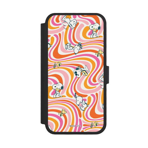 Apple iPhone 16 Pro NIVOflip Peanuts Hippie Pattern Orange