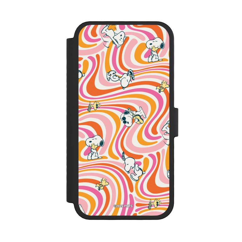 iPhone 16 Pro NIVOflip Peanuts Hippie Pattern Orange