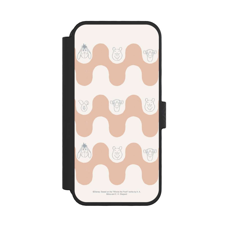 iPhone 16 Pro NIVOflip Winnie the Pooh and Friends Boho Waves Pattern