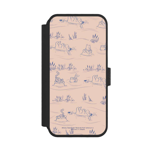 Apple iPhone 16 Pro NIVOflip Winnie the Pooh Retro Pattern Bridges Pink