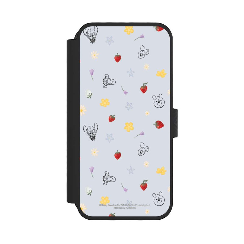 iPhone 16 Pro NIVOflip Winnie the Pooh and Friends Strawberry Pattern Blue
