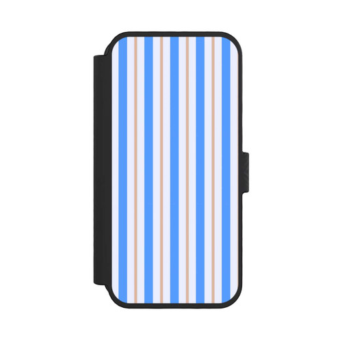 Apple iPhone 16 Pro NIVOflip Stripes Blue Beige