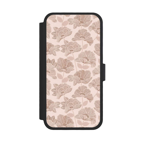 Apple iPhone 16 Pro NIVOflip Brown Floral Block