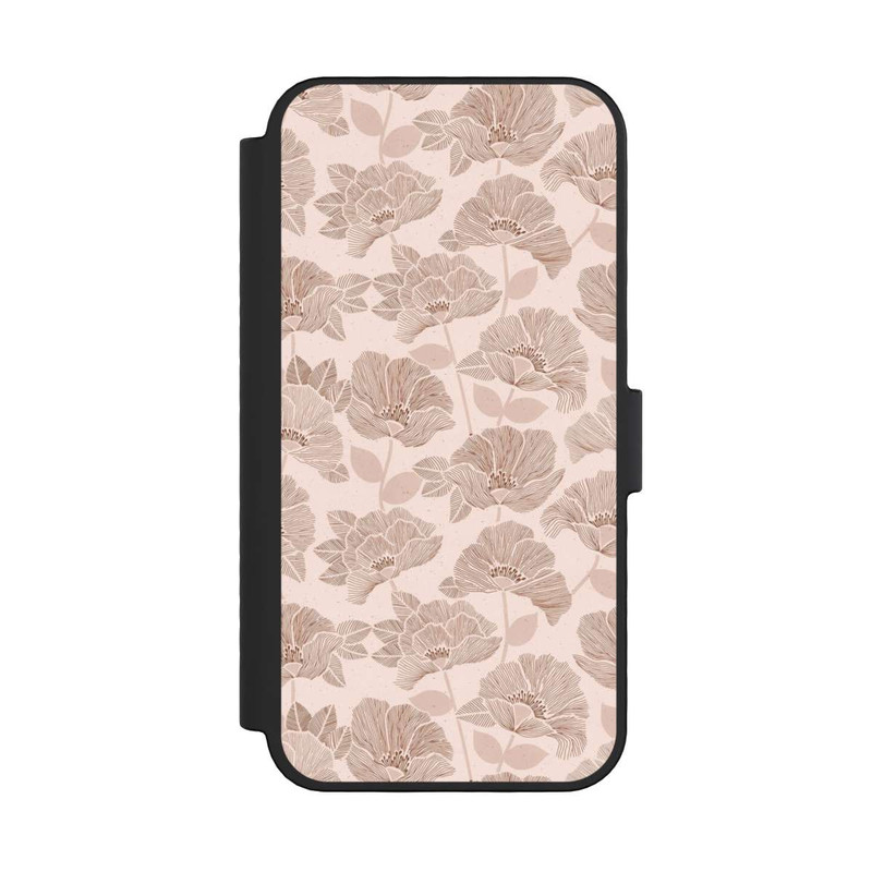 iPhone 16 Pro NIVOflip Brown Floral Block