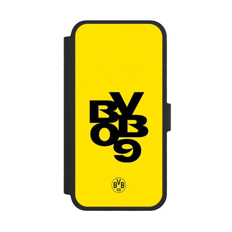 iPhone 16 Pro NIVOflip BVB09 Schwarz Gelb
