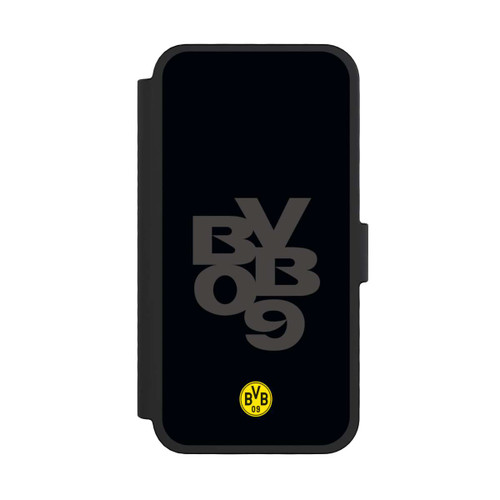Apple iPhone 16 Pro NIVOflip BVB09 Grau Schwarz