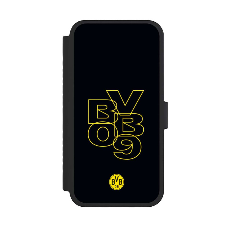 iPhone 16 Pro NIVOflip BVB09 Gelb Schwarz