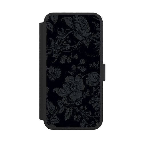 Apple iPhone 16 Pro NIVOflip Dunkle Blumen Vintageoptik