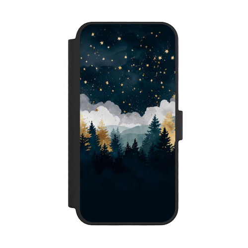 Apple iPhone 16 Pro NIVOflip nächtlicher Wald Indigo