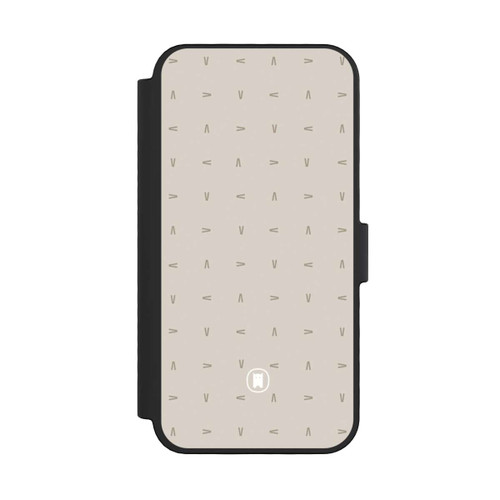 Apple iPhone 16 Pro NIVOflip Nivocase Muster Beige