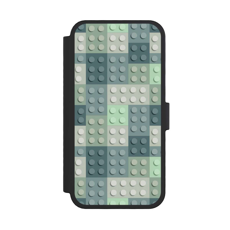 iPhone 16 Pro NIVOflip Grünes Blockmuster