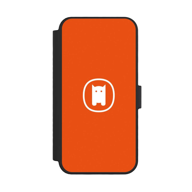 iPhone 16 Pro NIVOflip Nivocase Logo Orange