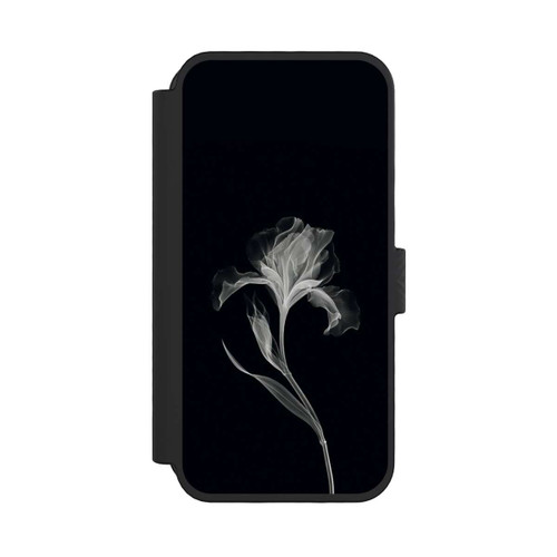 Apple iPhone 16 Pro NIVOflip Negativ Flower Grey on Black with AI