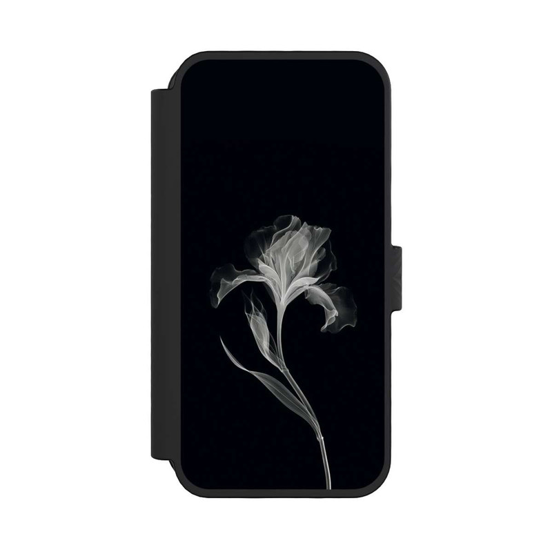 iPhone 16 Pro NIVOflip Negativ Flower Grey on Black with AI