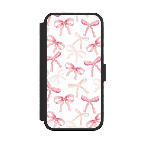 Apple iPhone 16 Pro NIVOflip Hell Rosa Schleifen Muster