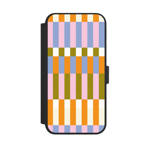Apple iPhone 16 Pro NIVOflip Thème à Carreaux Colorés et Audacieux