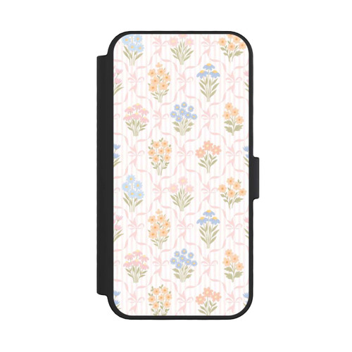 Apple iPhone 16 Pro NIVOflip Vintage Frühlingsblumenstrauß im Cottagecore Stil