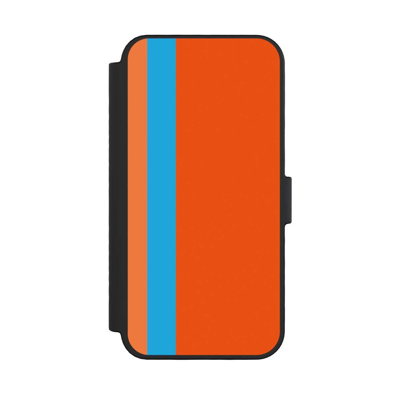 iPhone 16 Pro NIVOflip Rayures Orange Bleu