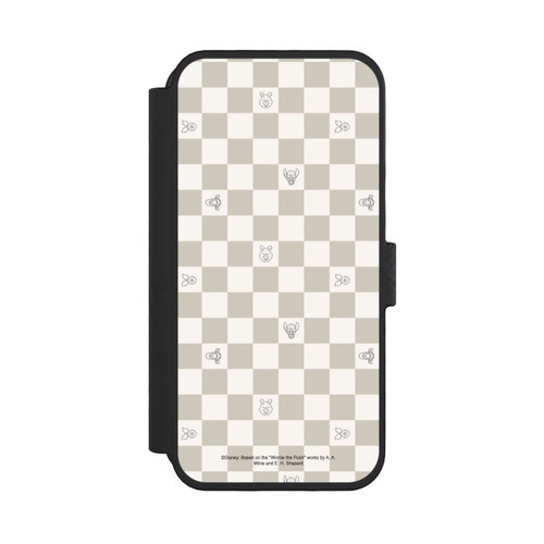 Apple iPhone 16 Pro NIVOflip Winnie the Pooh Checked Pattern Beige
