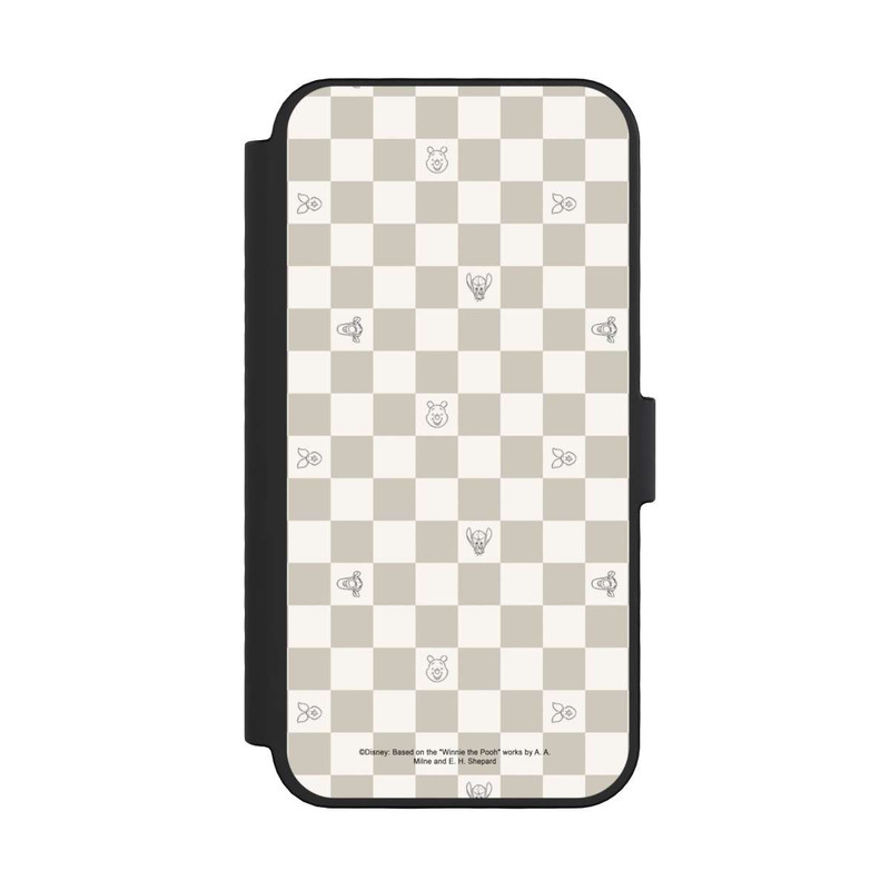 iPhone 16 Pro NIVOflip Winnie l'Ourson Beige à Carreaux