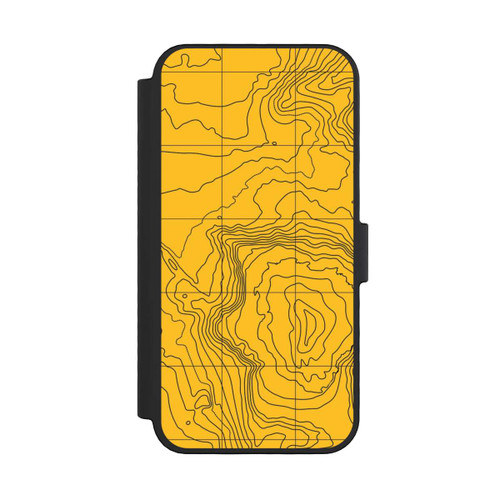 Apple iPhone 16 Pro NIVOflip Berg gelbe Linien