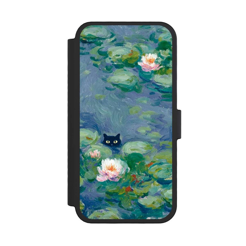 iPhone 16 Pro NIVOflip Katze im Teich Gemälde
