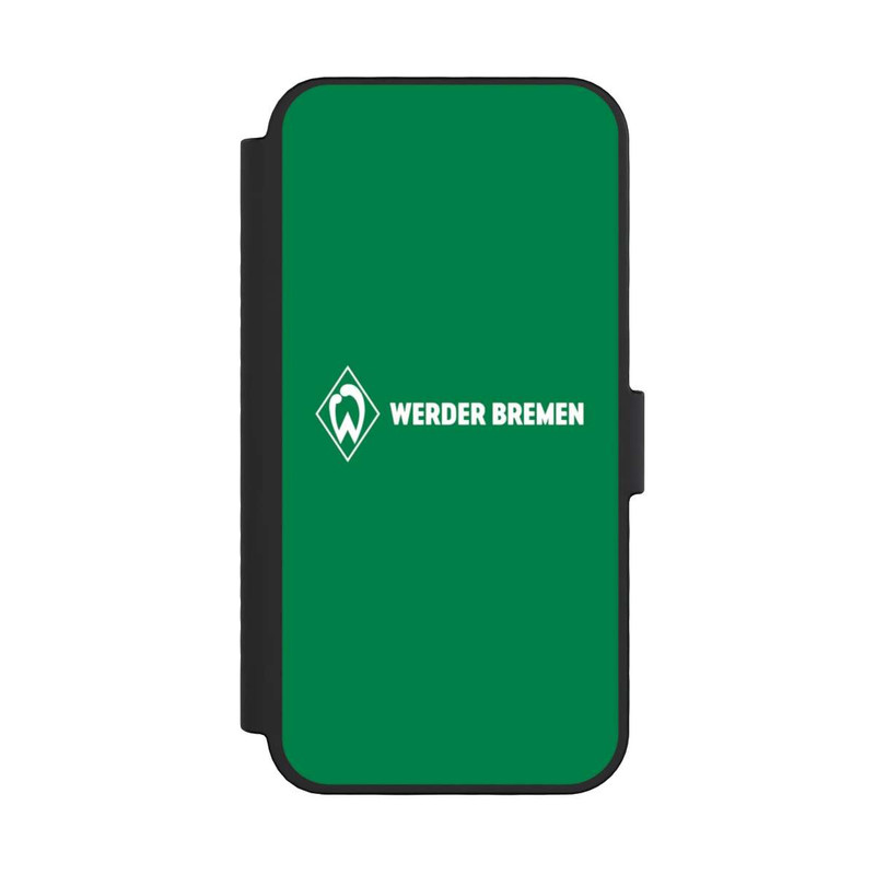 iPhone 16 Pro NIVOflip Werder Bremen Schriftzug Raute Grün