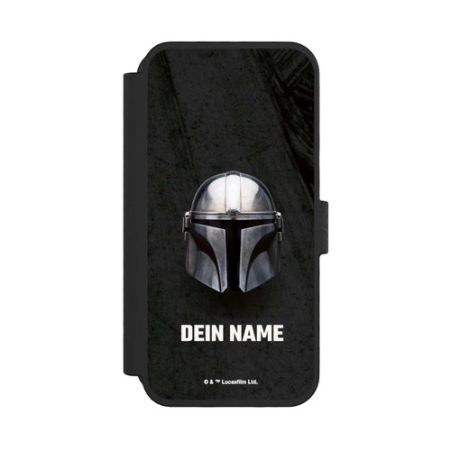 Apple iPhone 16 Pro NIVOflip Star Wars Mandalorian Black Helmet customisable