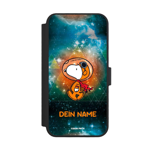 Apple iPhone 16 Pro NIVOflip Snoopy Voyageur de l'espace Personnalisable