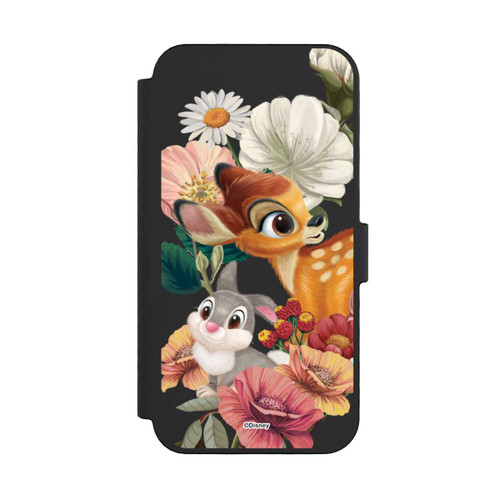 Apple iPhone 16 Pro NIVOflip Bambi und Klopfer Blumen Transparent