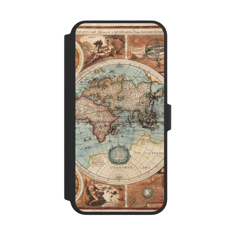 iPhone 16 Pro Max NIVOflip Vintage Weltkarte