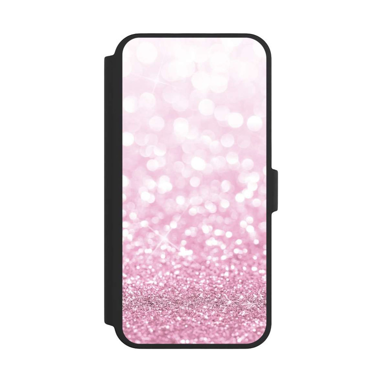 iPhone 16 Pro Max NIVOflip Pluie de paillettes roses look