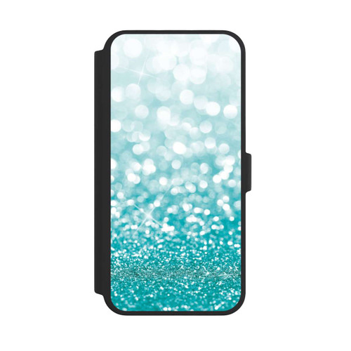Apple iPhone 16 Pro Max NIVOflip Pluie de Paillettes Pétroles Look