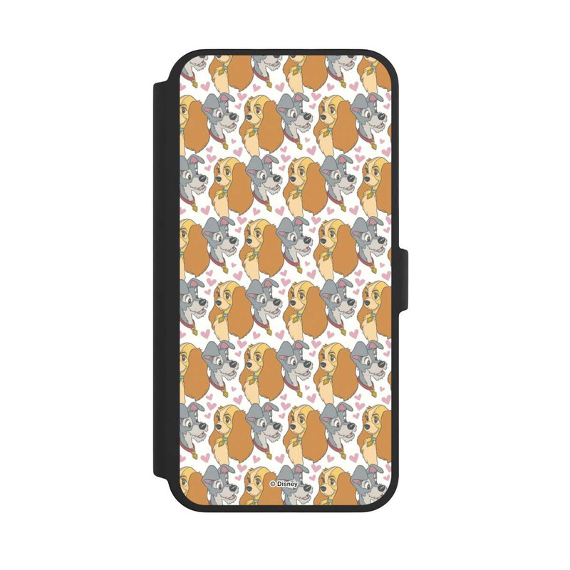 iPhone 16 Pro Max NIVOflip Susi und Strolch Muster Herzen