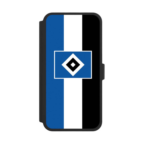 Apple iPhone 16 Pro Max NIVOflip HSV Streifen - Blau-Weiß-Schwarz