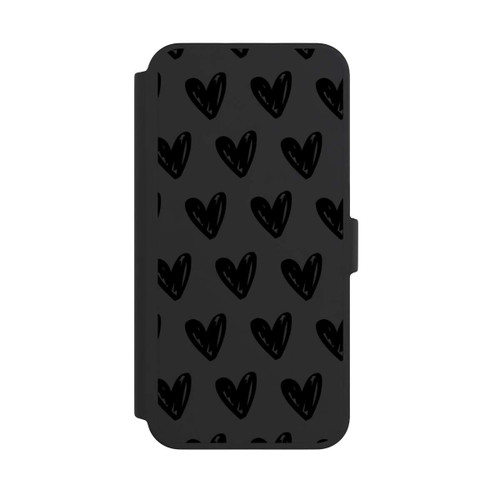 Apple iPhone 16 Pro Max NIVOflip Herzen Schwarz ohne Hintergrund
