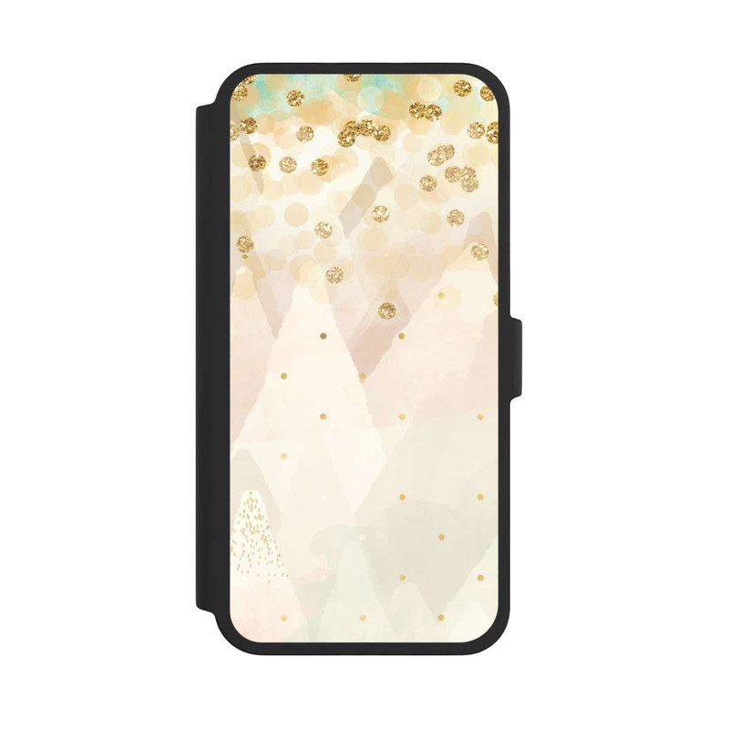 iPhone 16 Pro Max NIVOflip Gold Glitter Snow Look