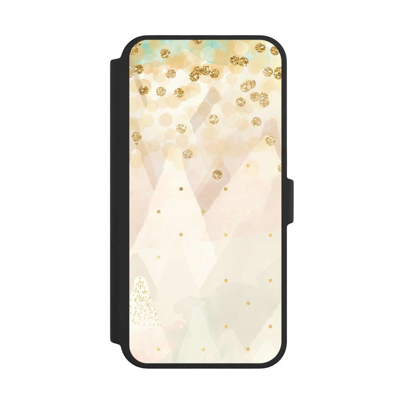 iPhone 16 Pro Max NIVOflip Look neige pailleté doré