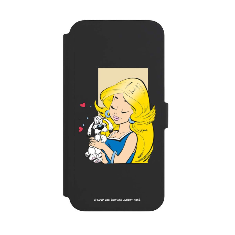 iPhone 16 Pro Max NIVOflip Falbala et Idéfix Amoureux Transparent