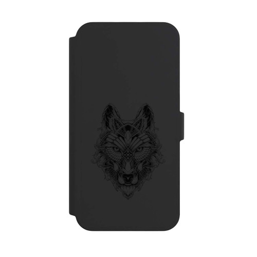 Apple iPhone 16 Pro Max NIVOflip Wolf Mandala ohne Hintergrund