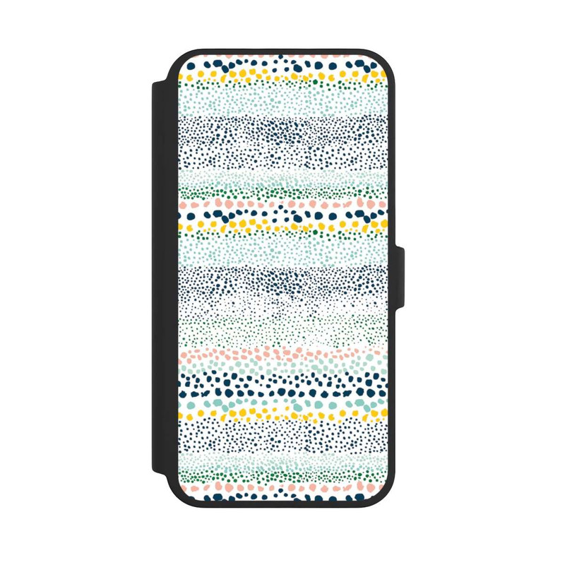 iPhone 16 Pro Max NIVOflip Petits Points Blanc Texturé