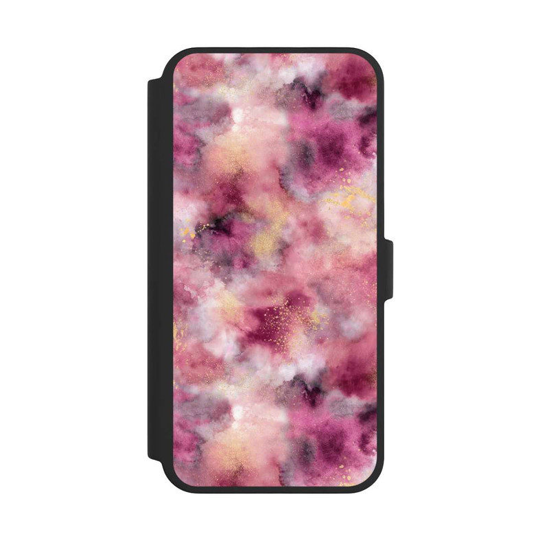 iPhone 16 Pro Max NIVOflip Rauchiges Marmoraquarell rosa
