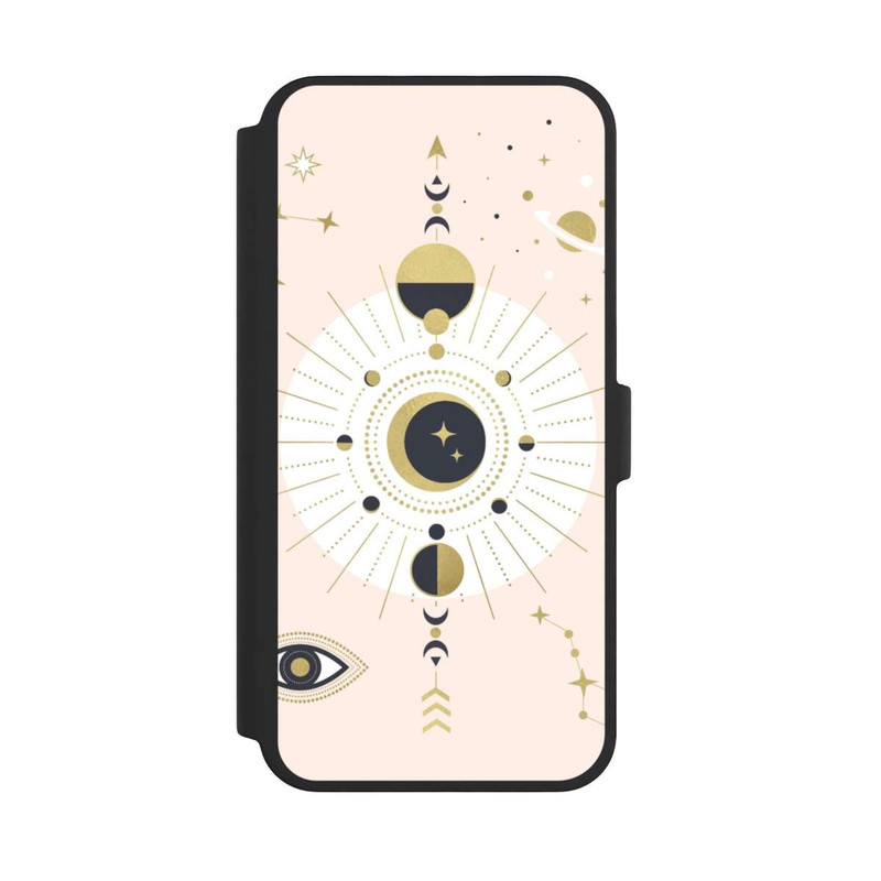 iPhone 16 Pro Max NIVOflip Abstrakter Rose-Gold-Look