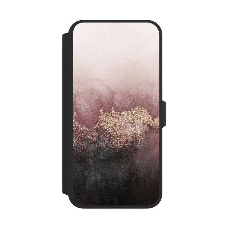 iPhone 16 Pro Max NIVOflip Rosa Himmelsstaub Golddruck