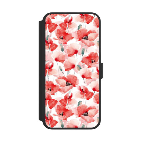 Apple iPhone 16 Pro Max NIVOflip Mohnblumen Muster