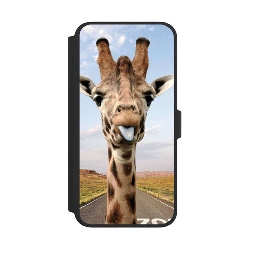 Apple iPhone 16 Pro Max NIVOflip Giraffe auf der Straße