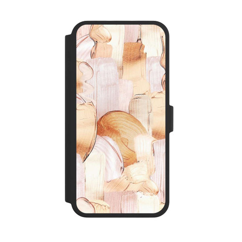 Apple iPhone 16 Pro Max NIVOflip White/Gold Brush Pattern